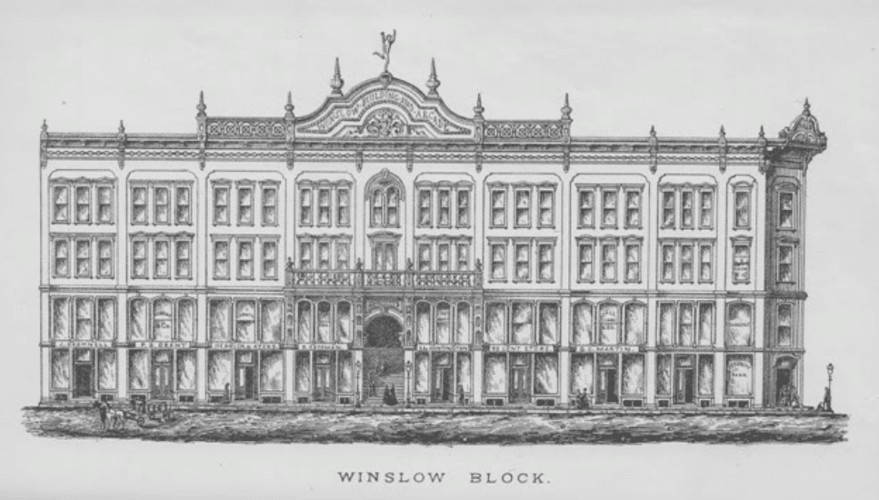 Winlsow Block which would become Taggart Block