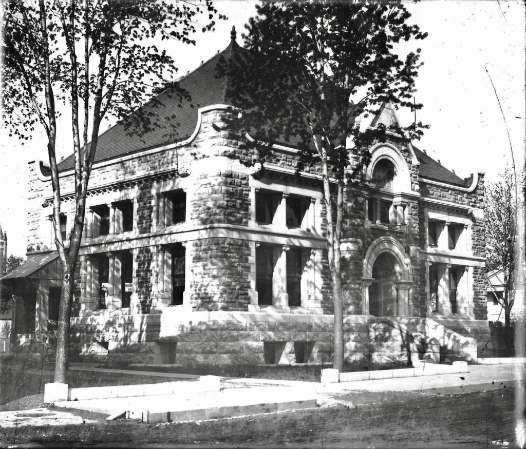 The First Post Office which would become the Cleveland Building