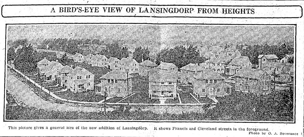 Lansingdorp from Watertown Heights