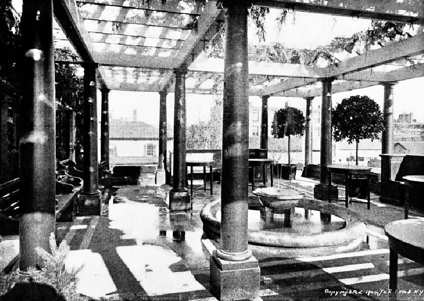 Roswell P Flower Memorial Library (1904 - Present) 10 Flower Memorial Library pergola