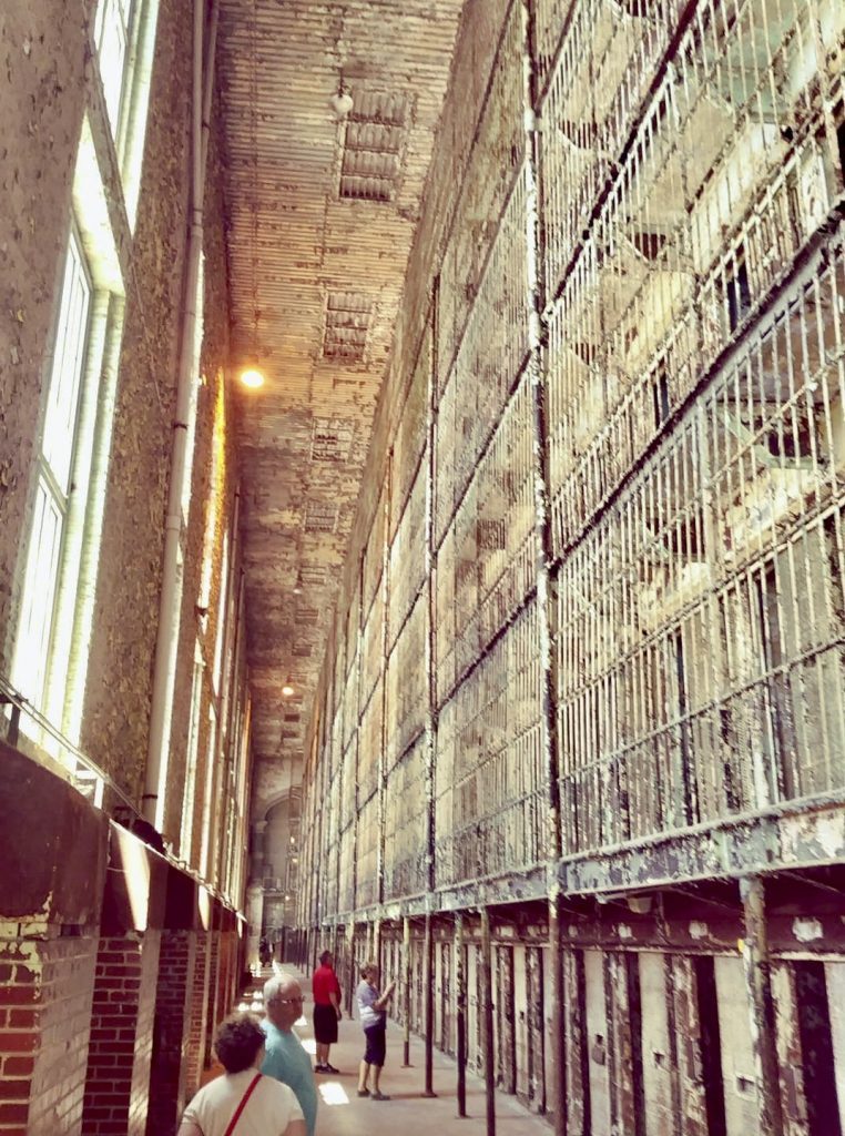 Cell Block of Ohio State Reformatory in 1918