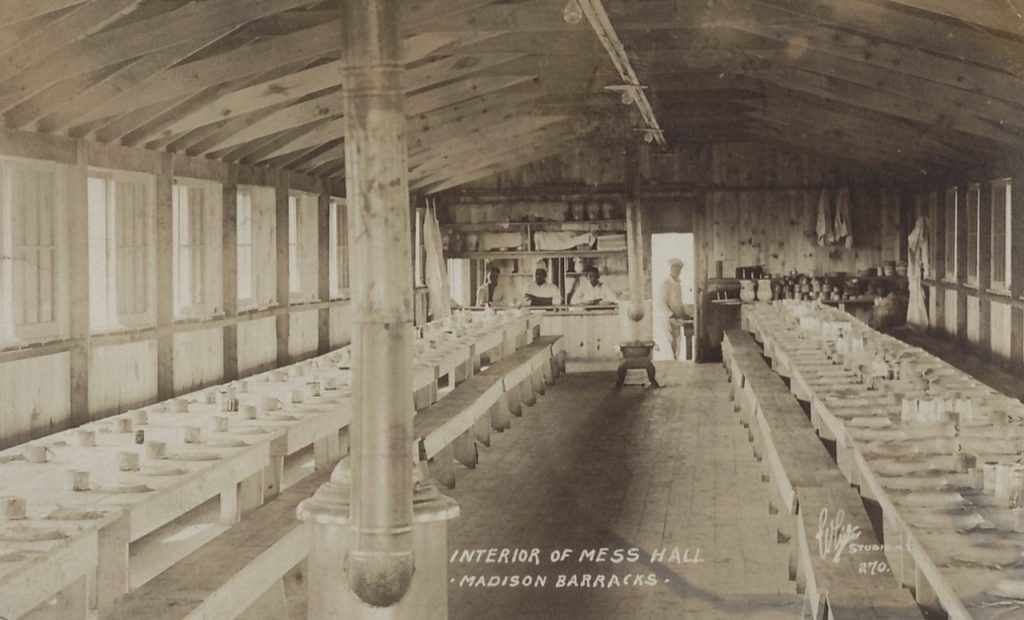 Madison Barracks Interior of Mess Hall