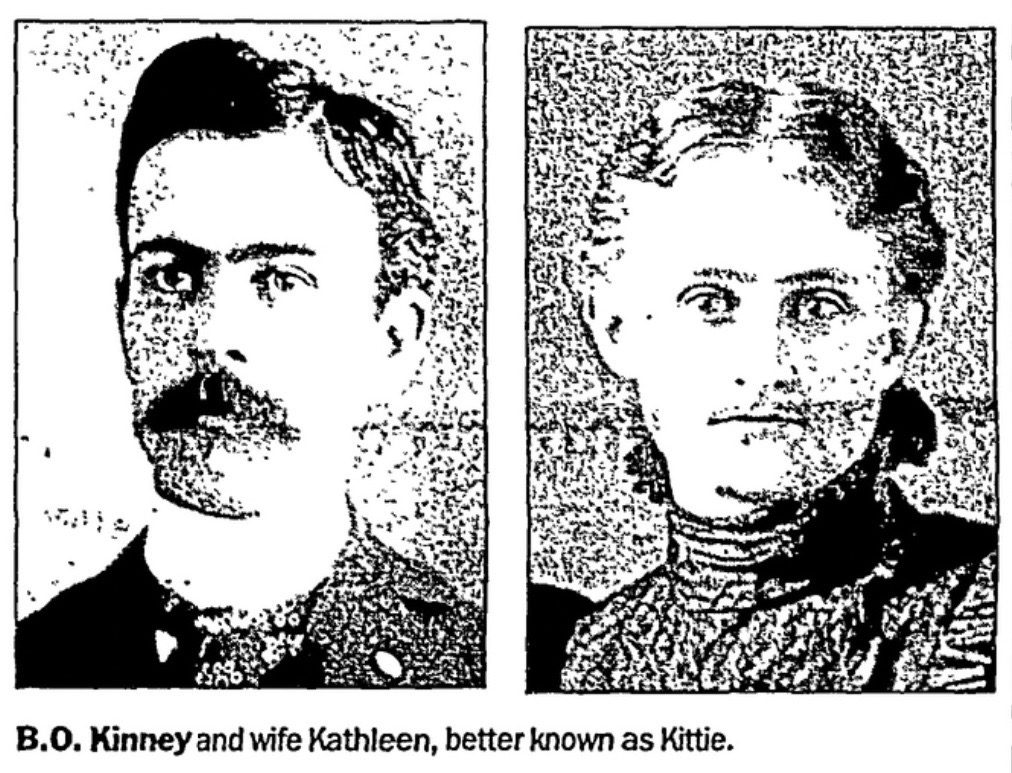 B. O. Kinney and wife, Kittie