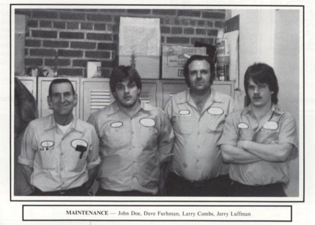 Maintenance WHS 1989