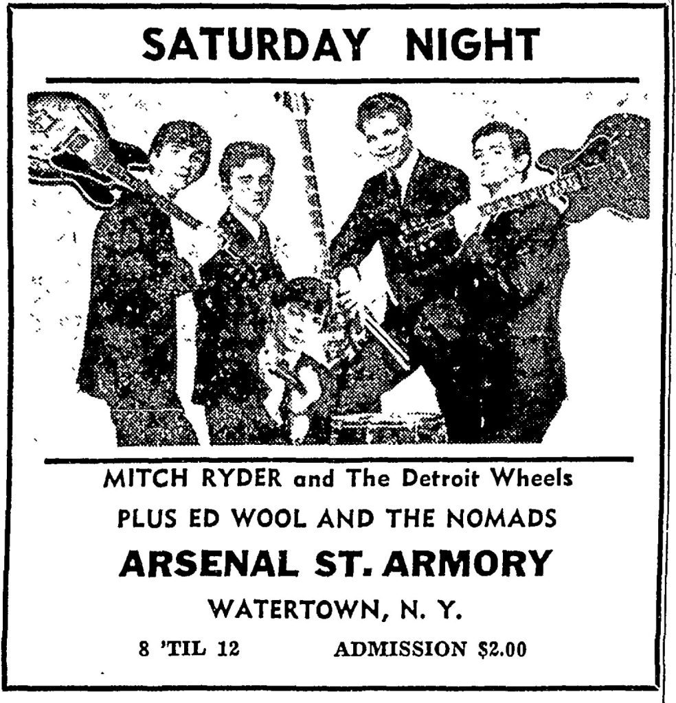 Mitch Ryder and The Detroit Wheels at Watertown Armory