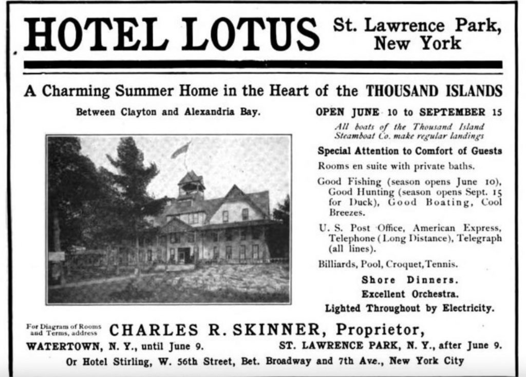 Hotel Lotus Advertisements