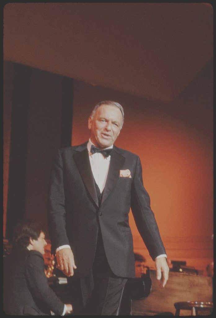 Old Blue Eyes himself, Frank Sinatra