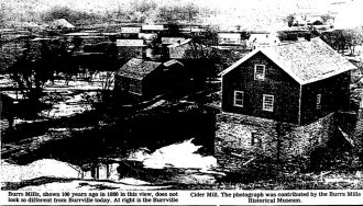 1880 View of the Burrville Cider Mill