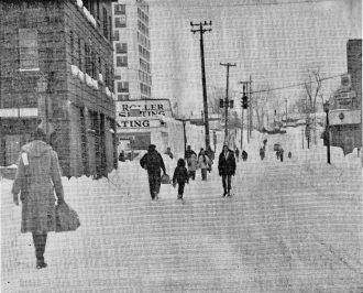 Blizzard of 1977 - Mill St. - memoryln.net