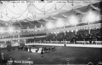 Interior of Madison Square Garden 1910