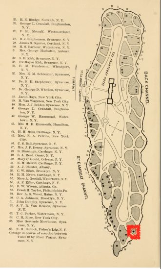 Map of Round Island Park