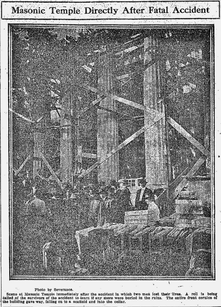 Masonic Temple (1917 - Present) 5 Masonic Temple Tragedy