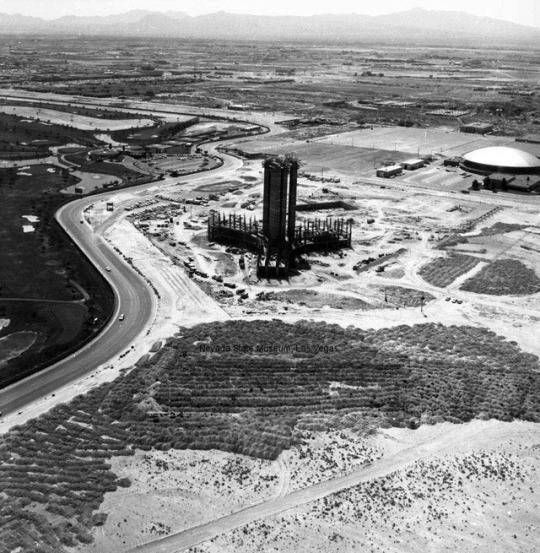 The Landmark Hotel and Casino (1969 - 1990) 2 Landmark Hotel and Casino Under Construction