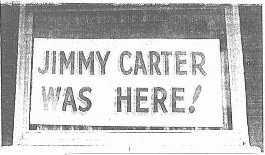 American Hotel (1851 - 2001) 2 Jimmy Carter at The American Hotel/Rebel Room