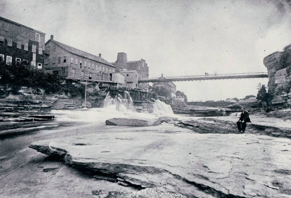The Mill Street Bridges (1836 - Present) 3 Mill Street Suspension Bridge