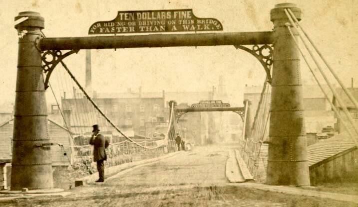 The Mill Street Bridges (1836 - Present) 2 One of the Mill Street Bridges