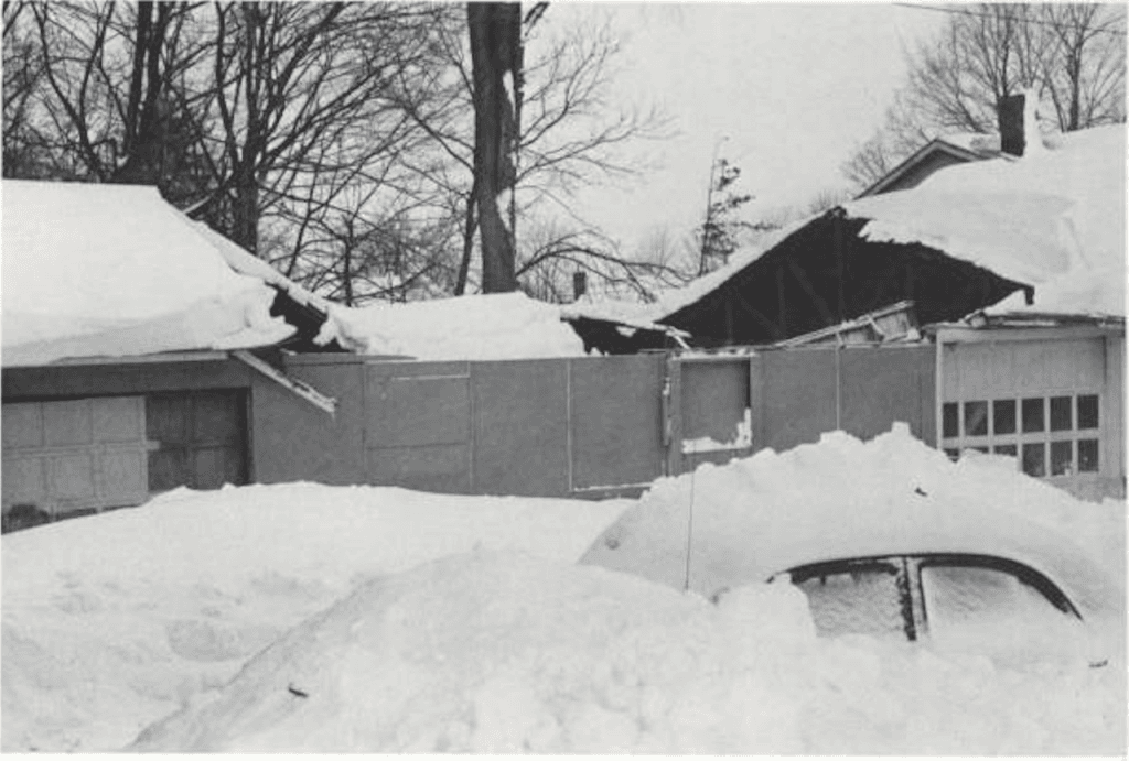 Blizzard of 1977 - Eastern Blvd. 2 Roof collapse