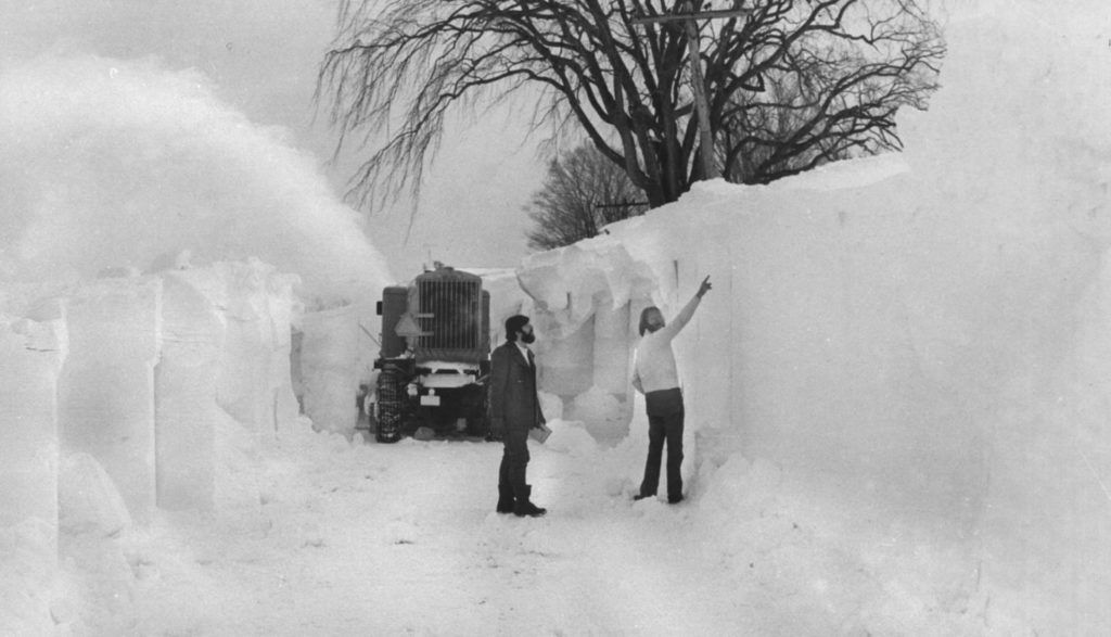 Blizzard of 1977 - County Rd 161 1 Blizzard of 1977