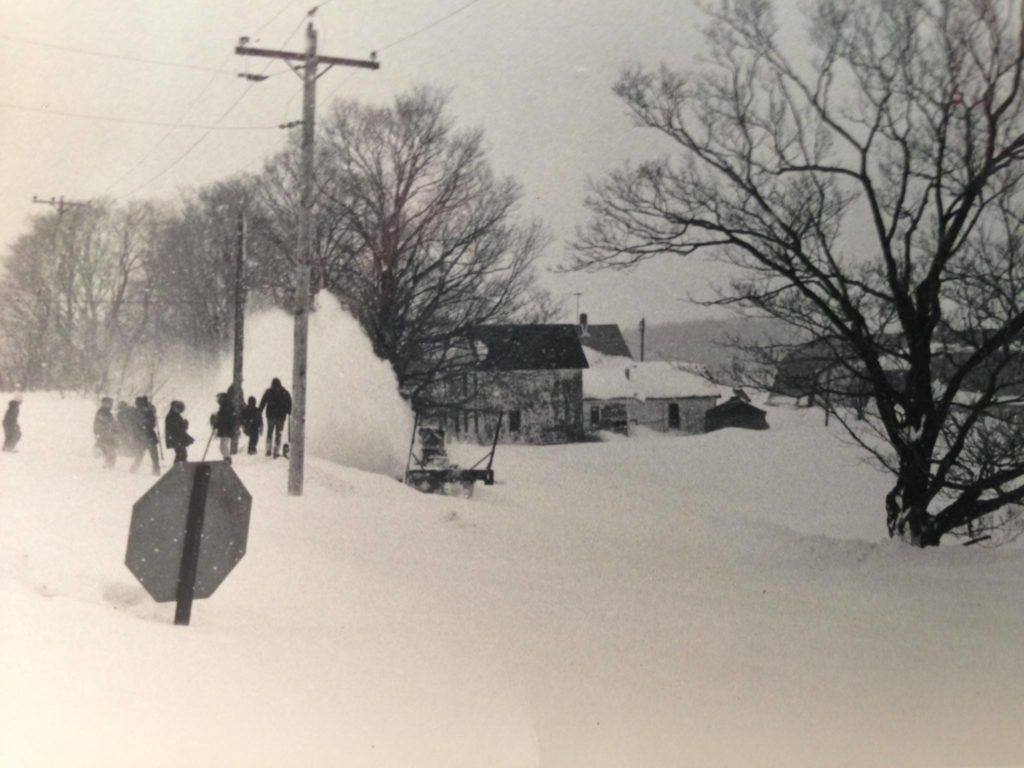 Blizzard of 1977 - Cook Rd 1 Blizzard of 1977 Main St Adams NY