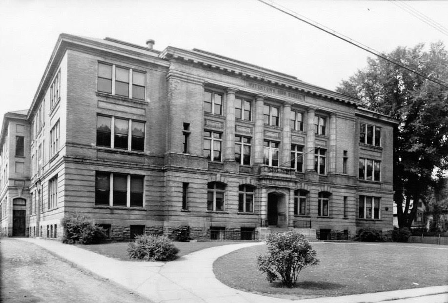 Watertown High School on Sterling St (1904 - 1950) 1 Watertown High School on Sterling Street