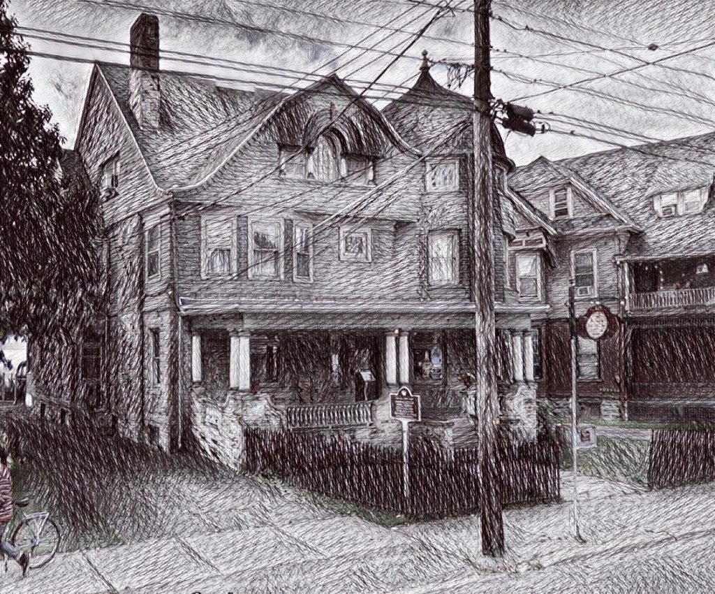 Harlow E Bundy House (1893 - Present) 2 Bundy House Sketch