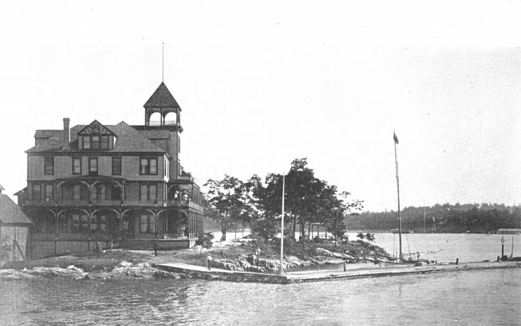 Pullman House - Little Pullman Island - 1000 Islands (1890 - 1904) 2 Pullman House