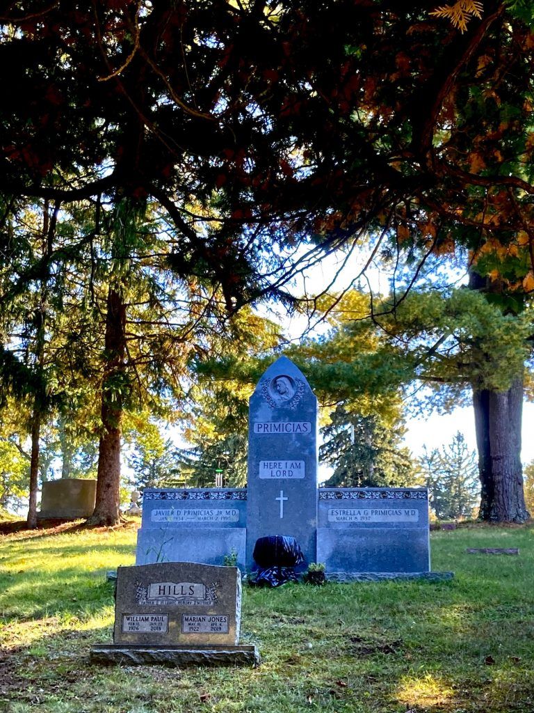 Brookside Cemetery (1854 - Present) 52 Primicias family monument at Brookside Cemetery