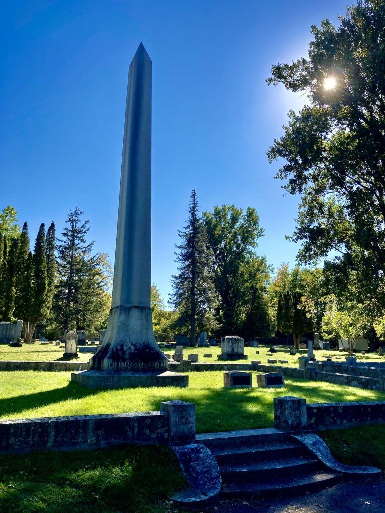 Brookside Cemetery (1854 - Present) 59 Hungerford monument at Brookside Cemetery