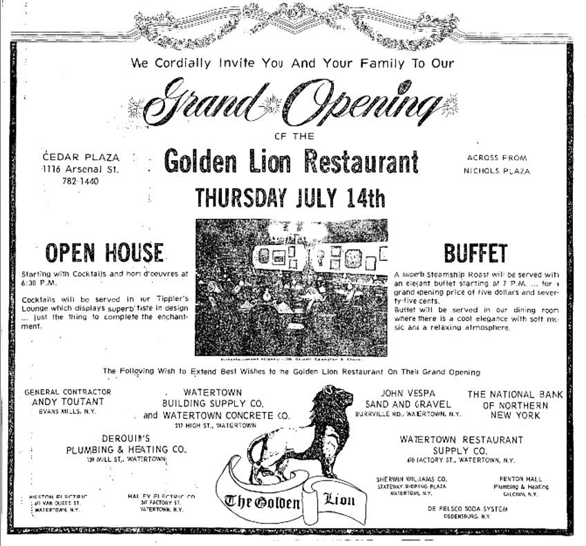 Music Box - Golden Lion (1968 - 1992) 6 The Golden Lion Grand Opening