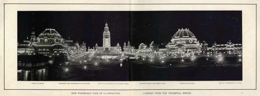 Howard Electric Tower - 1901 Pan-American Exposition 3 Howard Electric Tower at Exposition