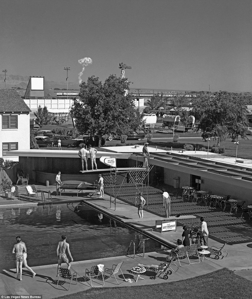 1950's Atomic Bomb Testing - A Las Vegas Attraction 1 Atomic Bomb Testing