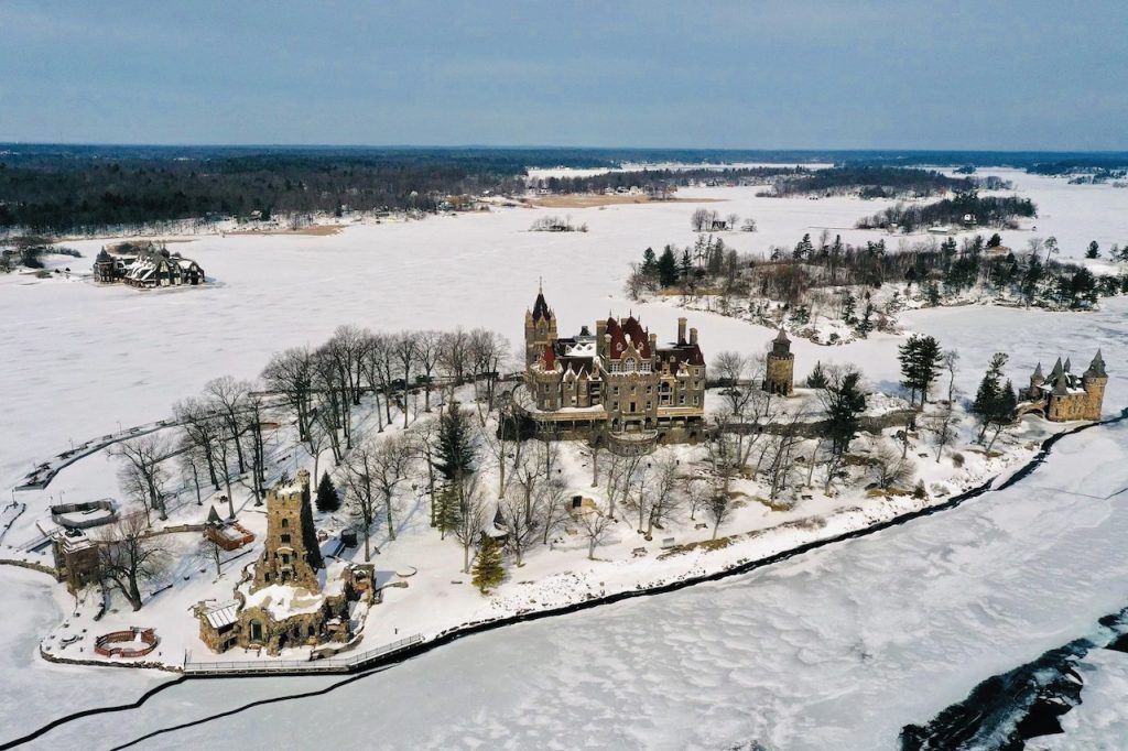 Boldt Castle - Heart Island - 1000 Islands 7 Heart Island - Boldt Castle Winter Scene 1