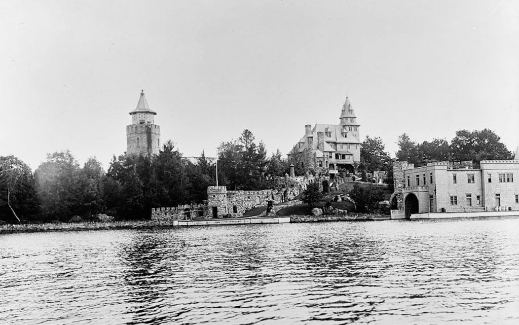 Boldt Castle - Heart Island - 1000 Islands 6 Heart Island c. 1899-1900.