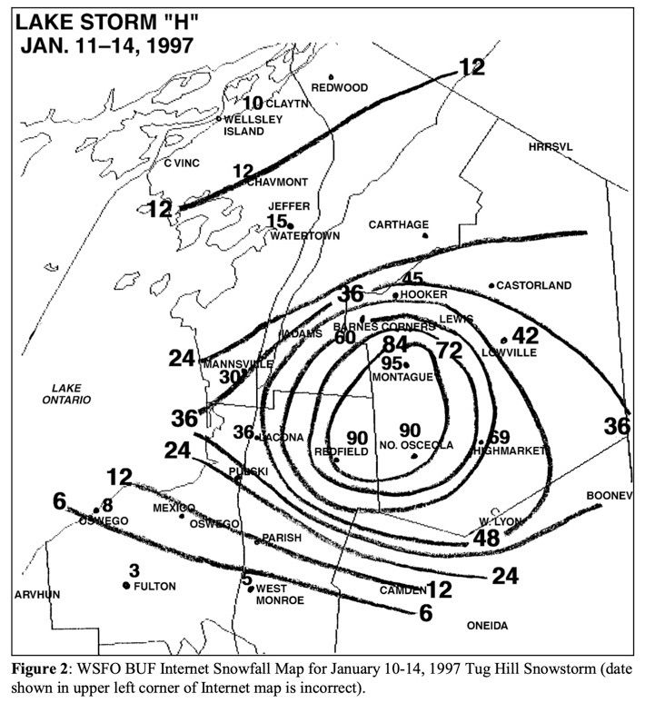 Montague, New York - 77 Inches Of Snow in 24 Hours - January 11-12, 1997 1 77 inches of snow in 24 hours