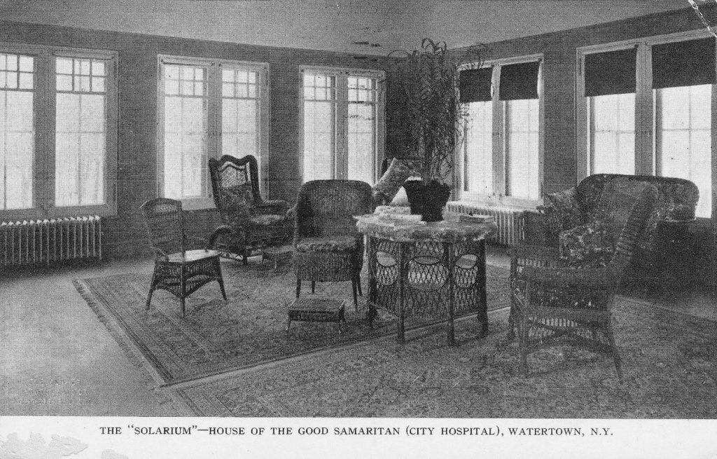 House of the Good Samaritan - Samaritan Medical Center (1881 - Present) 4 House of the Good Samaritan solarium.