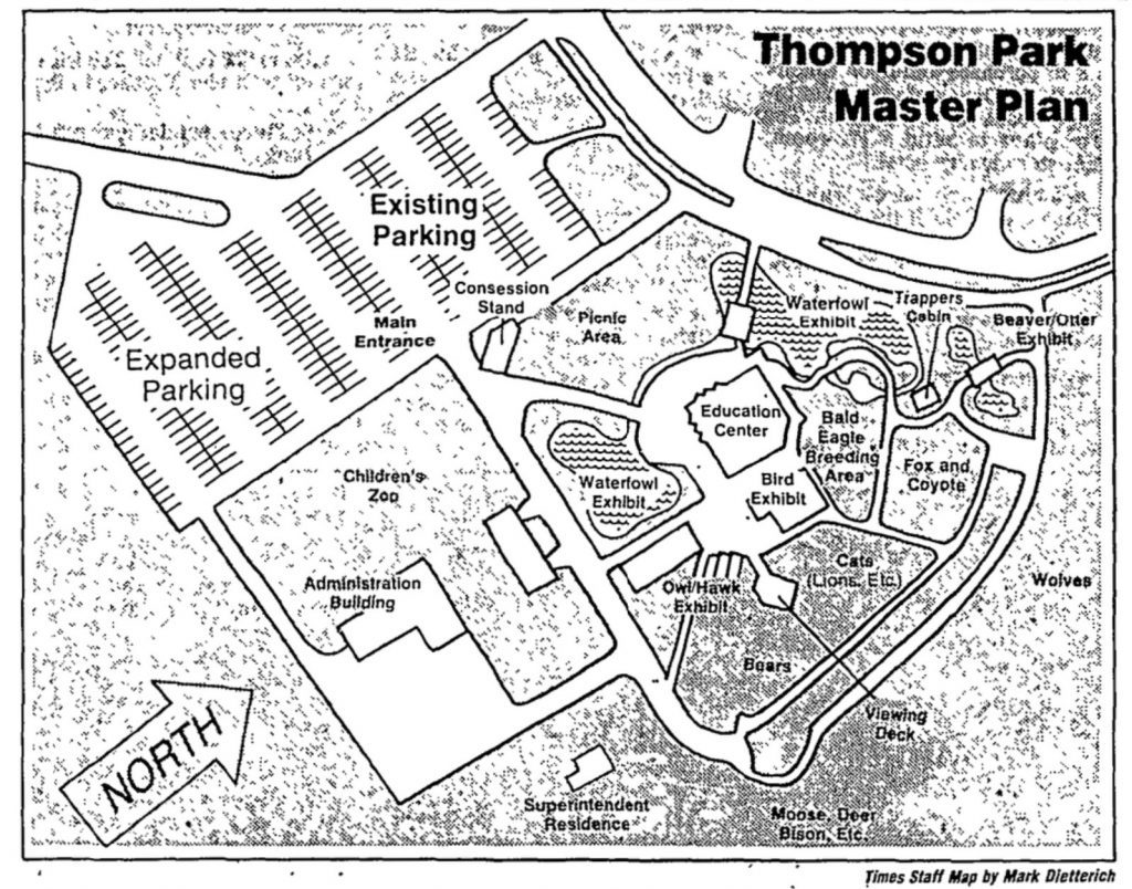 Thompson Park Zoo - Zoo New York (1920 - Present) 6 Thompson Park Zoo Master Plan 1985
