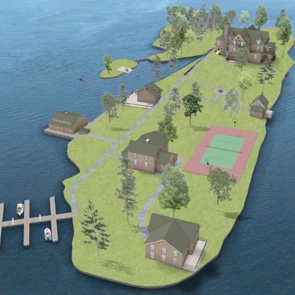 Sport Island - Little Lehigh Island - 1000 Islands 11 Architectural rendering of Sport Island