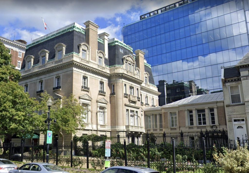 Mrs. George Pullman Mansion - Russian Embassy (1910 - Present) 1 Mrs. George Pullman Mansion in Washington D.C.