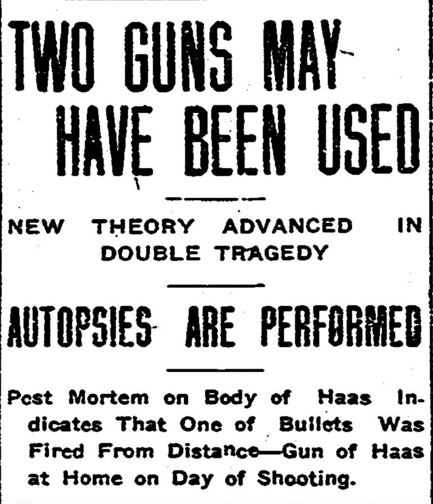 The Unsolved Taylor Stable Murders - November 28, 1911 9 Two Guns May Have Been Used