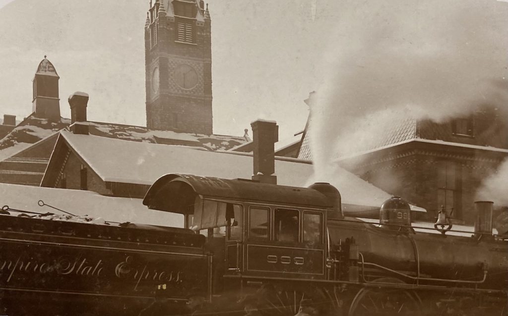 CW&SHRR Depot - Marcy-Buck Building (1871 - 1967) 7 Engine 999