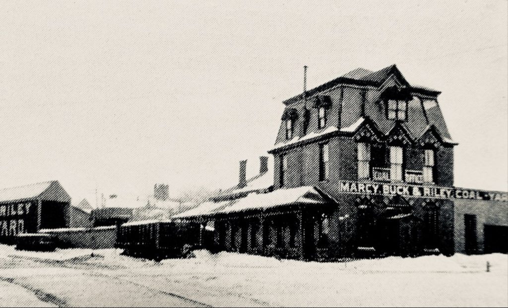 CW&SHRR Depot - Marcy-Buck Building (1871 - 1967) 1 Marcy-Buck-Riley Coal Yards