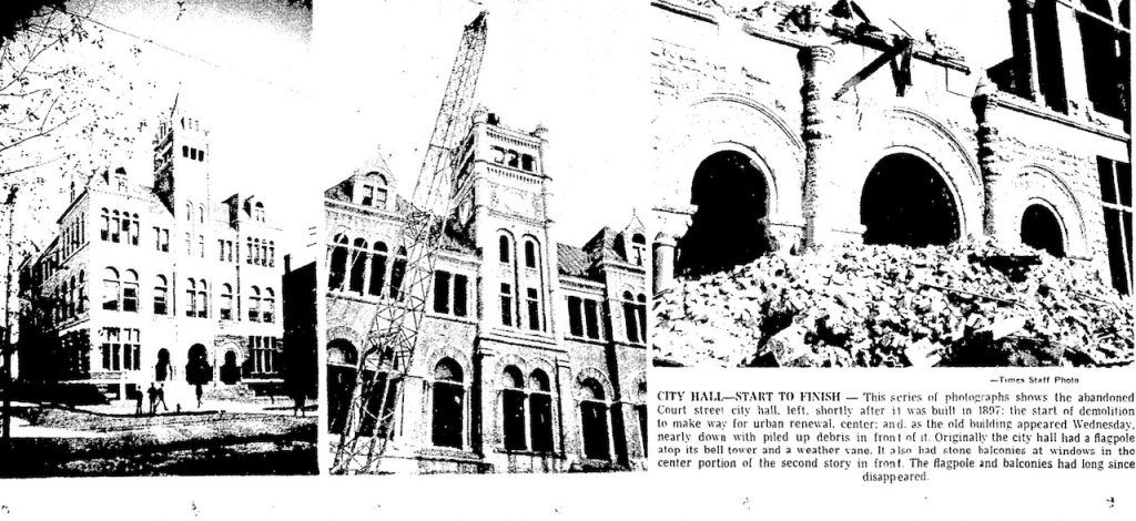 Court Street City Hall (1897 - 1966) 7 Urban renewal and city hall