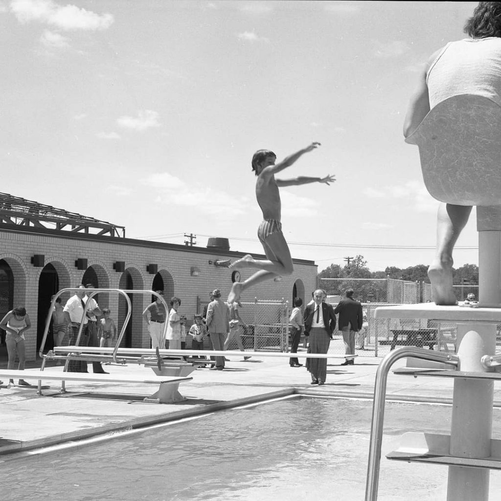 Fairgrounds Pool - Steve D. Alteri Pool (1975 - Present) 2 Opening Day Fairgrounds Pool