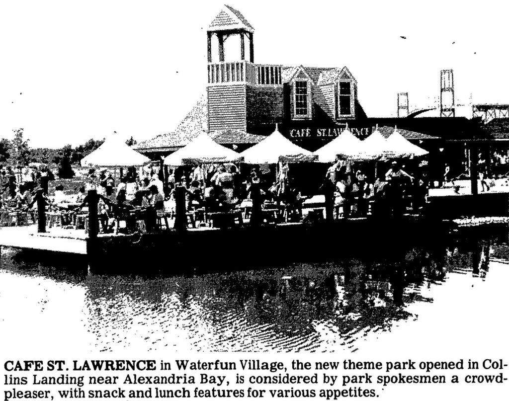 Remembering 1000 Islands WaterFun Village (1981-1989) 6 Cafe St. Lawrence