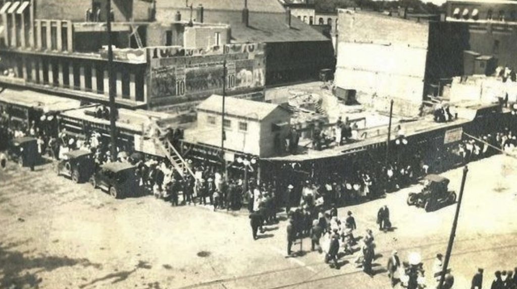 Woolworth - Woolworth Building - Public Square (1921 - Present) 3 Excavating the Woolworth Building site, Watertown, NY