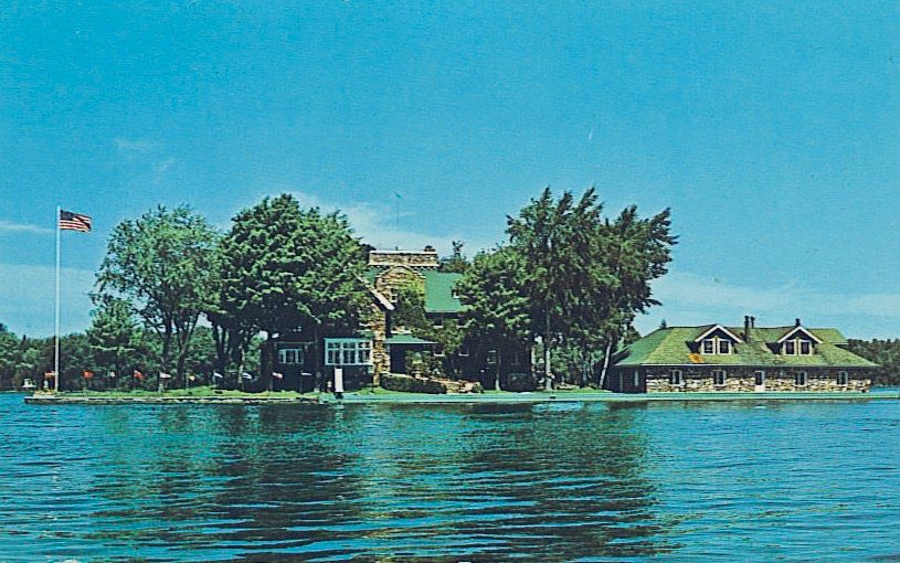 Rosette Island - Longue Vue Island - 1000 Islands 6 Longue Vue Island Postcard