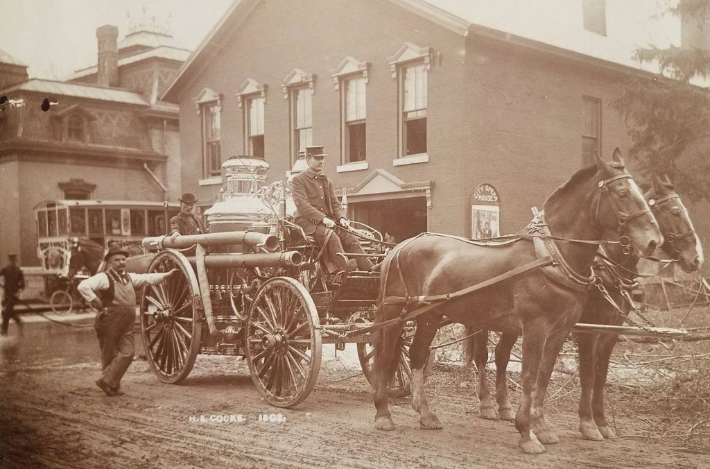 Paddock Carriage House - Huested Studio - Curtis-Holmes Music (1876 - 1971) 4 Stone Street Fire Department