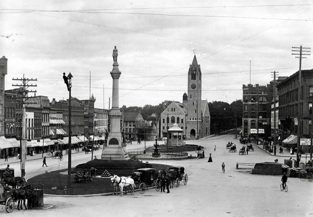 George Cook And The Soldiers' And Sailors' Monument (est. 1891) 1 Soldiers' and Sailors' monument - George Cook