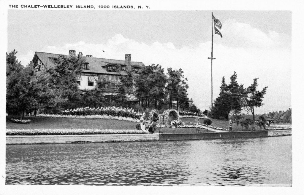 George Boldt's Swiss Chalet And The Birches - 1000 Islands 8 Swiss Chalet postcard