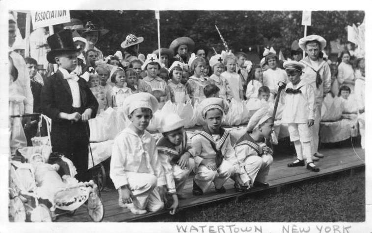 Elks Carnival - Public Square - 1914 3 Garden Fete Watertown NY